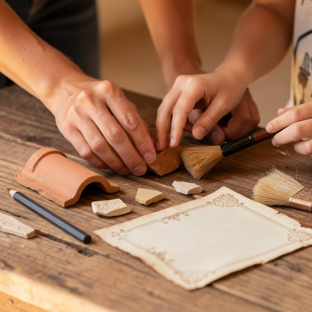 Mission Santa Barbara educational program with students learning about California mission history